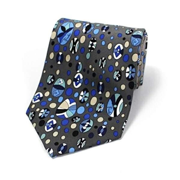 エミリオプッチ　ネクタイ　未使用 EMILIO PUCCI ☆ エミリオプッチ 未使用 シルク ネクタイ 中古 S