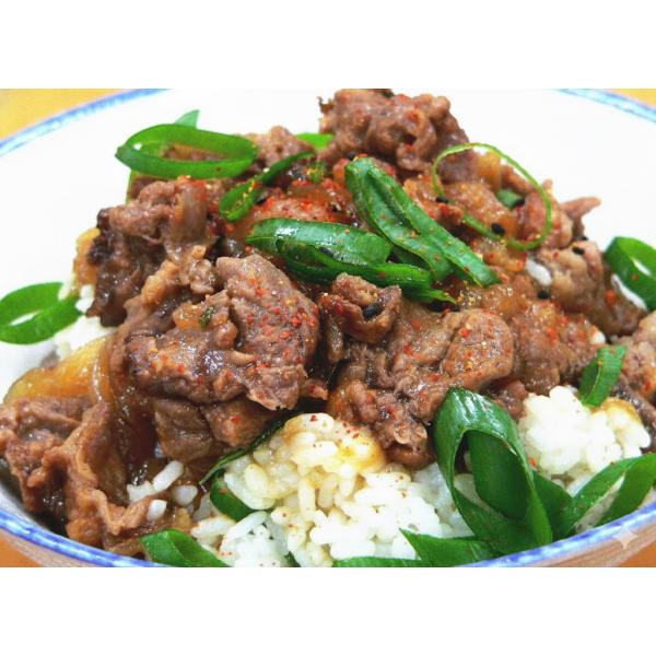 送料無料￥4500ラム丼10パック （冷凍真空パック）