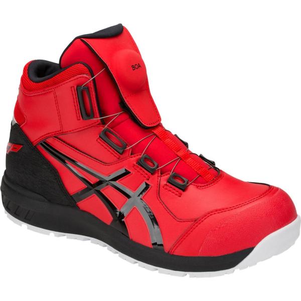 アシックス 安全靴 ウィンジョブ CP304 BOA クラシックレッド×ブラック  