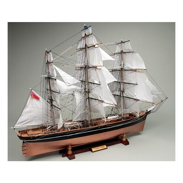 ウッディジョー 木製帆船模型 1/80 カティサーク [帆付] レーザーカット加工