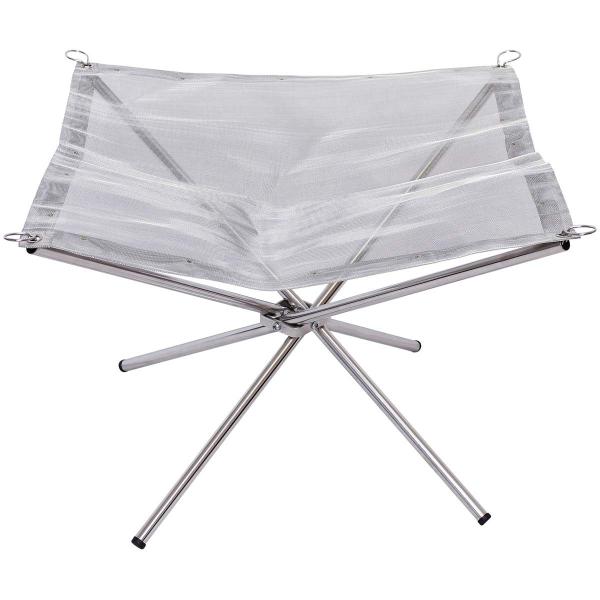 材質:本体/ステンレス 、メッシュシート/ステンレス 、収納バッグ/ポリエステル製品サイズ(mm)縦×横×高さ:420×420×300製品重量(g)900メッシュシートで通気性がよく、燃焼効率が高い焚火台。軽量、コンパクトで持ち運びしやすい...