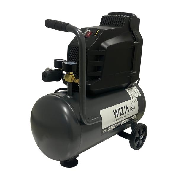 ウイザ WIZA オイルレスエアーコンプレッサー 24L OF-1524W アーク