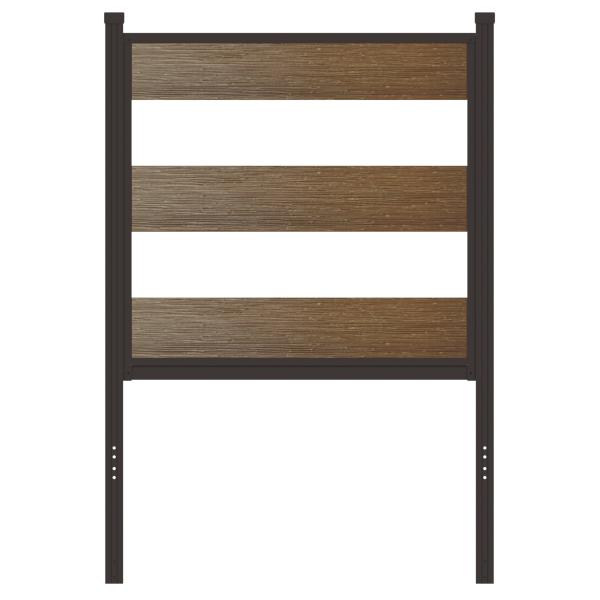 人工木ユニットデッキ 9090専用 ボーダーフェンス W872×D45×H1275mm