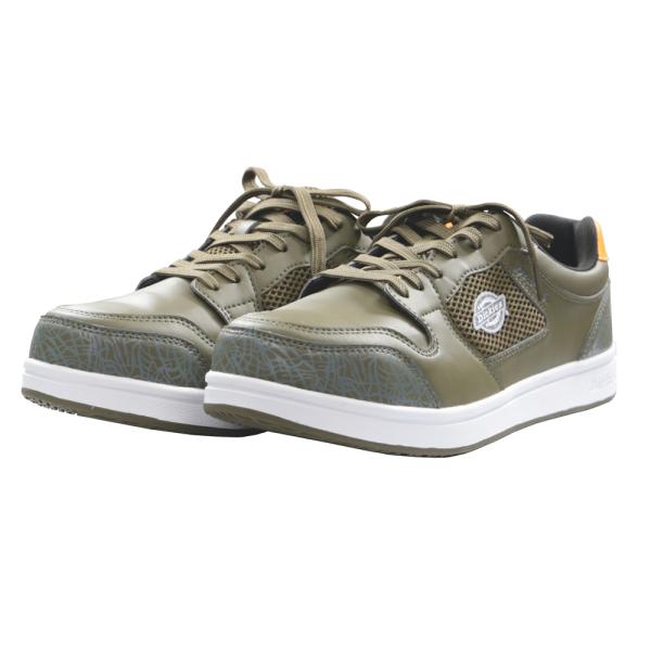 ディッキーズ Dickies セーフティースニーカー グリーン 25.5 D-3317 
