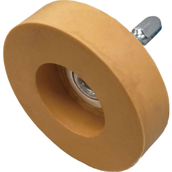 ■仕様・用途:カッティングシール、ガムテープ、両面テープを剥がす際に・軸径:6.35mm・最高回転数:4000min-1・製品サイズ(mm) 幅×奥行×高さ:50×50×51・製品重量(g):48■商品説明・カッティングシール、ガムテープ、...