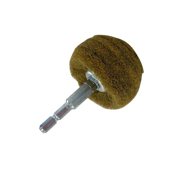 ■仕様・用途:木材、金属の磨きや仕上げに・粒度:600・最大許容回転数:5,000min-1・六角軸径:6.35mm・外径(約):60mm・製品サイズ:60×60×長さ95mm・製品重量(g):46■商品説明・凹面にもなじむ、たいこ型です。...