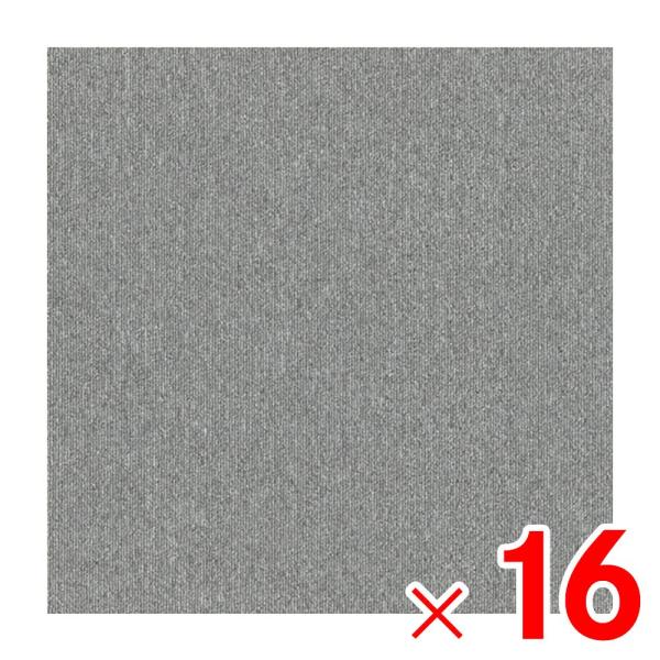 タイルカーペット ストライプラグ グレー　TOLI 計217枚 タイルカーペット ストライプ/グレー 40×40 | ラグ・カーペット