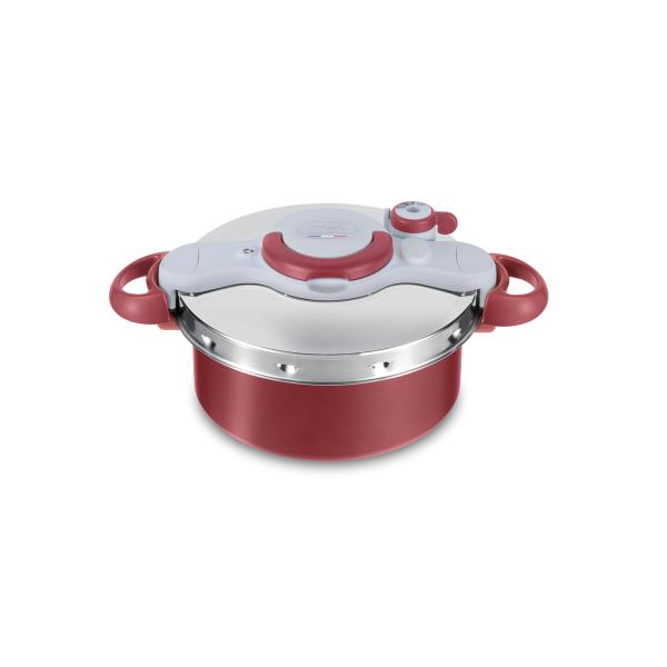 ティファール T-fal クリプソ ミニット デュオ ルージュ 圧力鍋 4.2L