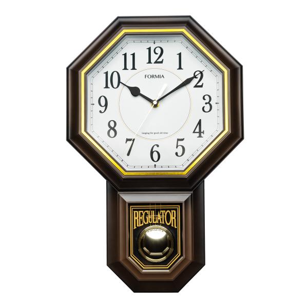 フォルミア アナログ振り子 掛時計 HWC-Y027W-BR : Arclands Online