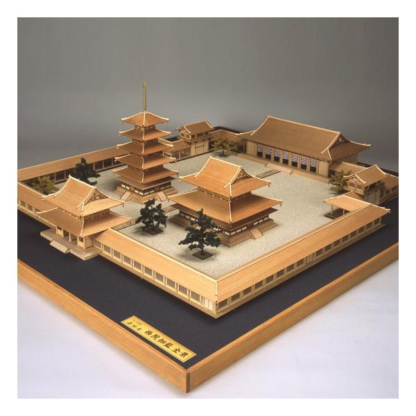 ウッディジョー 木製建築模型 1/150 法隆寺 全景 レーザーカット ウッディジョー 木製建築模型 1/150 法隆寺 全景 レーザーカット