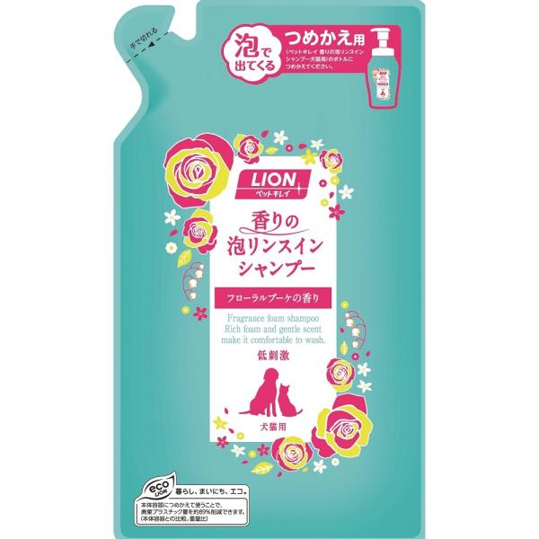 ライオン商事 香りの泡リンスインシャンプー 犬猫用 つめかえ用 360ml