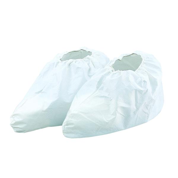 用途：靴用部分化学防護服寸法サイズ：ショートサイズ：フリーサイズ全長（約）：380mm対水圧：1,000mm以上JIS規格：ミスト防護服用部分化学防護服タイプPB（6）準拠品油、グリス、汚泥処理、製薬、農業、アスベスト（石綿）、塗装、焼却炉...