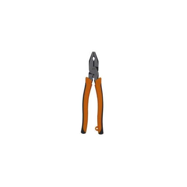 圧着、切断（鉄線2ミリ）偏芯機構（支点を刃先に近くすることにより、効果的に力を入れることができ、楽に切断が可能） ■完全熱処理　■刃部硬度：ＨＲＣ58±2