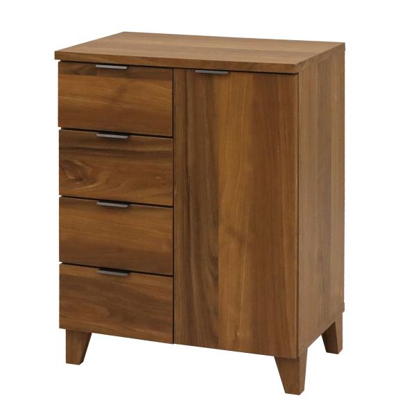 ■仕様・製品サイズ(約):幅60×奥行40×高さ80cm・引出内寸奥行:32.3cm・耐荷重(約):天板30kg、引出し5kg、棚板10kg・製品重量(約):24kg・付属品:接着剤、ドアクッション・材質:主材/プリント紙化粧繊維板、取っ手...