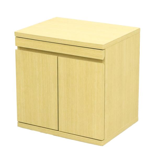 ■仕様・商品サイズ(約):幅50×奥行39.6×高さ50cm・スライドトレーサイズ:幅43.8×奥行22cm・耐荷重(約):天板30kg、棚板10kg、スライドトレー5kg・付属品:棚受けピン、ドアクッション・材質:プリント紙化粧繊維板・完...