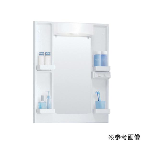 ■仕様・間口:600mm・鏡サイズ:幅372×高さ650mm・化粧台(別売)＋化粧鏡の高さ:1800mm・機能:エコミラー、LEDランプ、コンセント(1200Wまで)×1個・付属:収納トレイ×4個、コンセント用コード(1m)・対応商品:洗面...