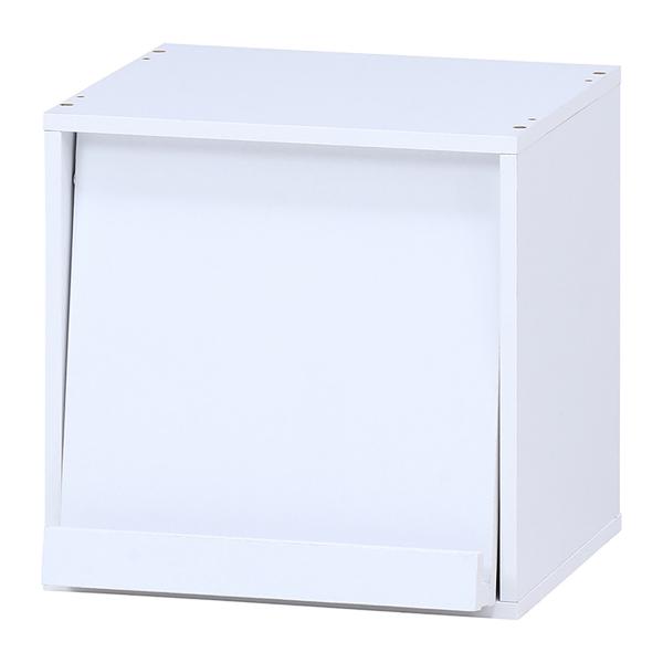 ■仕様・カラー:ホワイト・製品サイズ:幅345×奥行350×高さ345mm・耐荷重:(全体)15kg、(棚板)5kg・板厚:12mm・材質:表面材/プリント紙化粧繊維板・重量:5.6kg・お客様組立品■商品説明・フラップ扉でおしゃれに収納で...