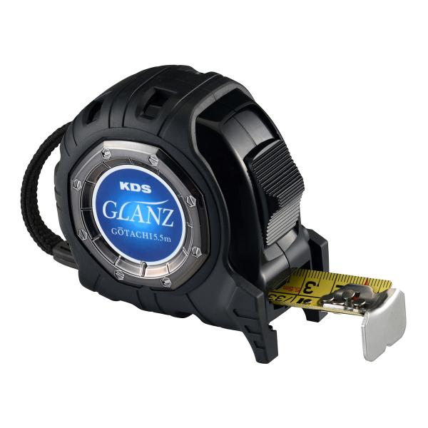 ■仕様・用途:長さの測定、記録写真、レベル確認などに・テープサイズ:幅25mm×長さ5.5m(18尺相当)・目盛仕様:尺相当目盛、両面目盛、左基点、455mmピッチスタッドマーク付・爪の0点補正移動爪 / 4点鋲 / 高強度「厚爪」・テープ...