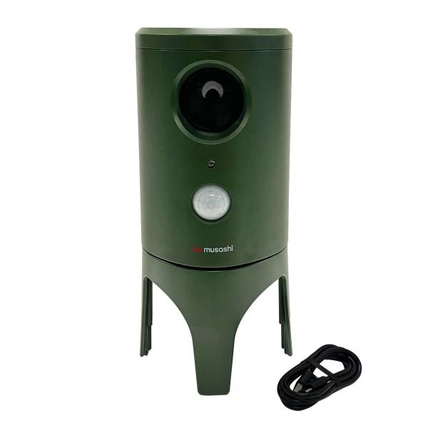 ■仕様・用途:猫避け用の変動超音波機・台座取付時サイズ(約):幅103×奥行110×高さ227mm・電池仕様:(電源)リチウムイオン電池3.7V 2600mAh、(充電時間)6時間 ※定格1A以上/5VのUSB充電器の場合、(充電寿命)充放...