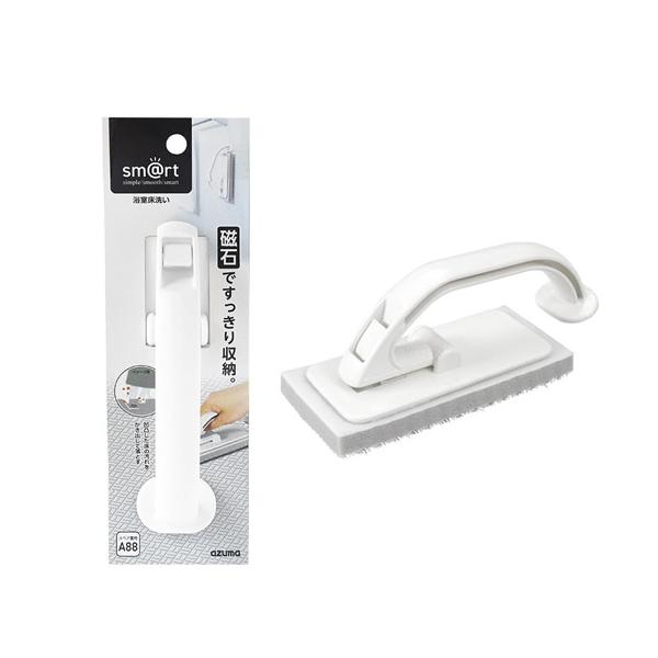 ■仕様・サイズ(約):単体7×8×20cm、パッケージ込8×25×8cm・重量(約):90g・耐熱温度:50℃・材質:スポンジ / ポリウレタン、ブラシ / ナイロン・ポリエステル、グリップ / ポリプロピレン、磁石 / ゴム磁石■商品説明...