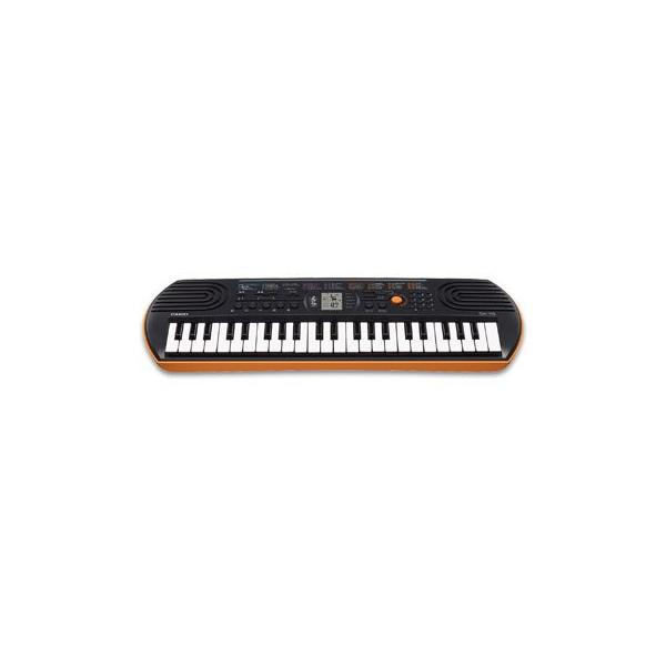 CASIO カシオ ミニキーボード SA-76 ブラック/オレンジ 4ミニ鍵盤