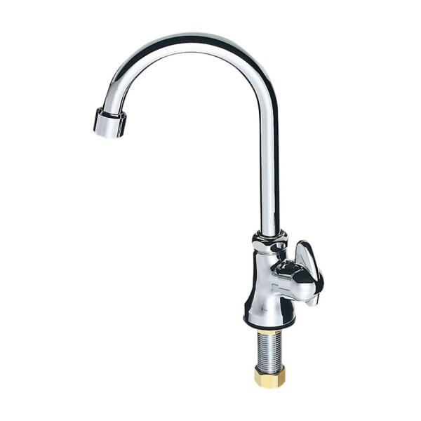 サンエイ SANEI ミニセラ泡沫立形ツル首自在水栓 JA565H-13