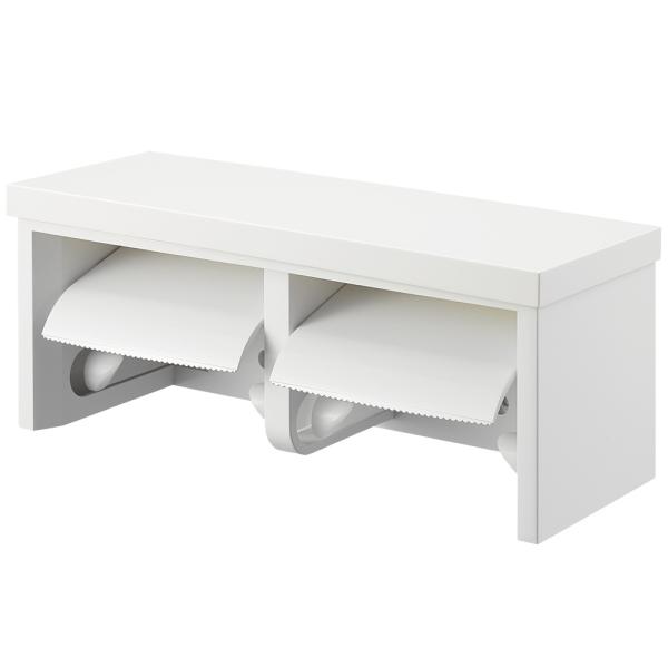 他サイト： サンエイ SANEI ダブルペーパーホルダー棚付 W2810-MW2の商品画像