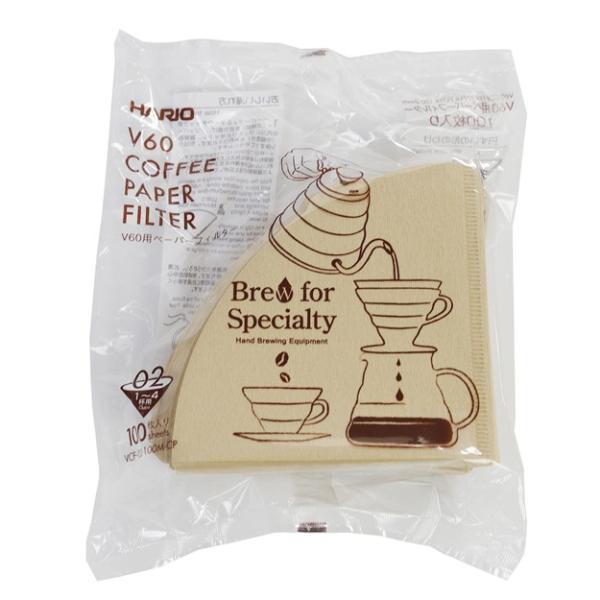 HARIO �n���I V60�y�[�p�[�t�B���^�[02�l 100�� CP VCF-02-100M-CP