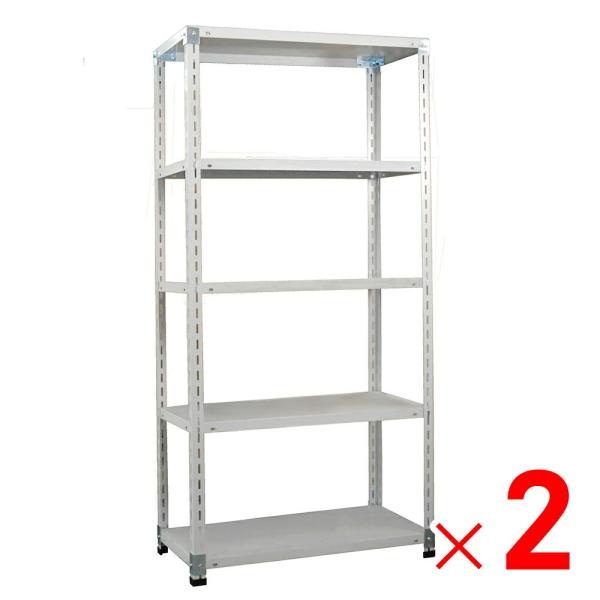 法人限定」福富士 スチールラック 130kgタイプ 5段 エクセレント