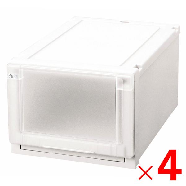 天馬 フィッツユニットケース3525 WH ホワイト ×4個 ケース販売