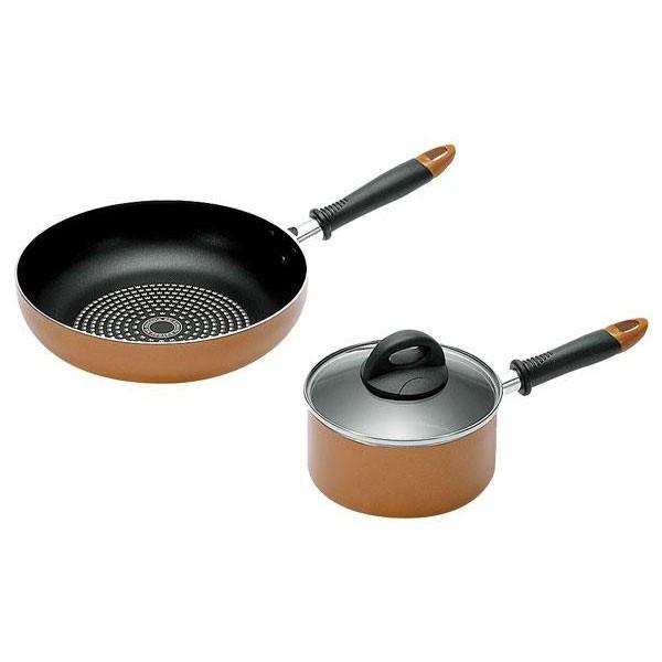 来栖けい ダイヤモンドコーティング フライパン26cm 片手鍋16cm Kkch 600s 同梱不可 Pindo Com