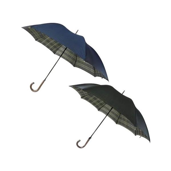 日本の職人手作り 甲州織 両面裏格子ジャンプ傘大判 引き出物 代引き 同梱不可