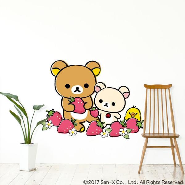 東京ステッカー 定価の67 ｏｆｆ ウォールステッカー 転写式 リラックマ パリのいちご 022 Mサイズ 同梱不可 Ts 0100 Am