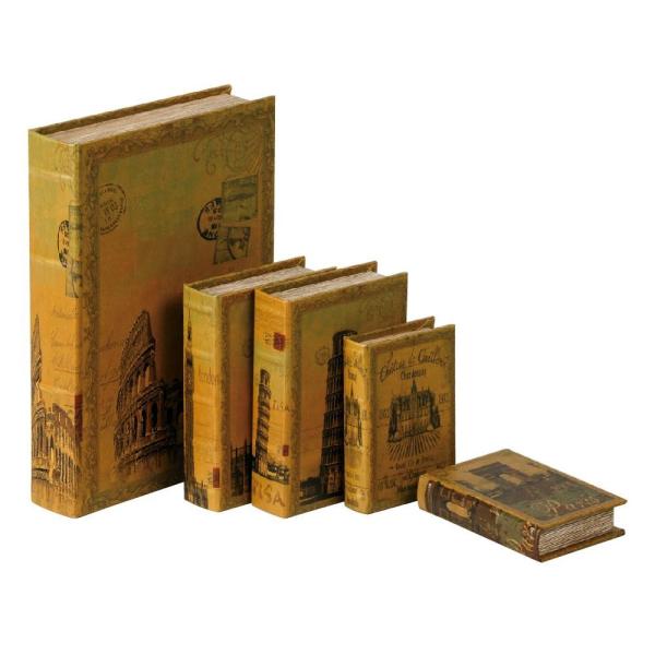 ブック型収納ボックス Book Box 5個セット 同梱不可 Pindo Com Py