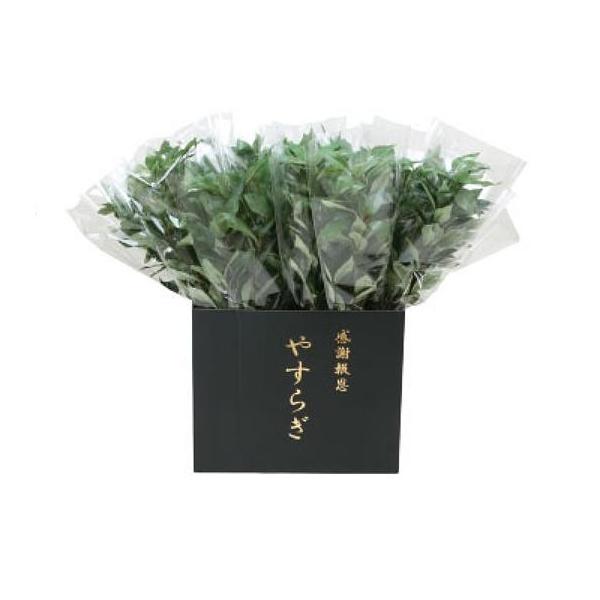 ニューホンコン造花 シキミ ラップ入 展示箱付 グリーン30本入 同梱