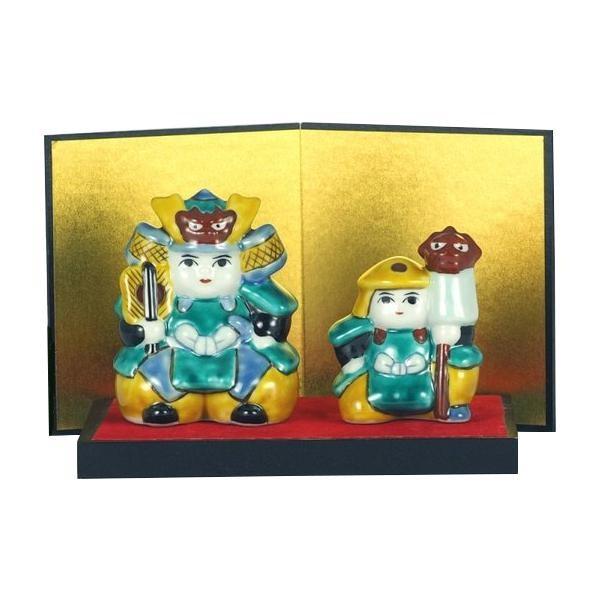 九谷焼 清章 3号武者人形揃 交趾 N187 07 同梱不可 Pindo Com