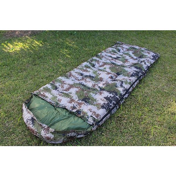 アウトドア 迷彩柄 寝袋 シュラフ 封筒型 コンパクト キャンプ 軽量