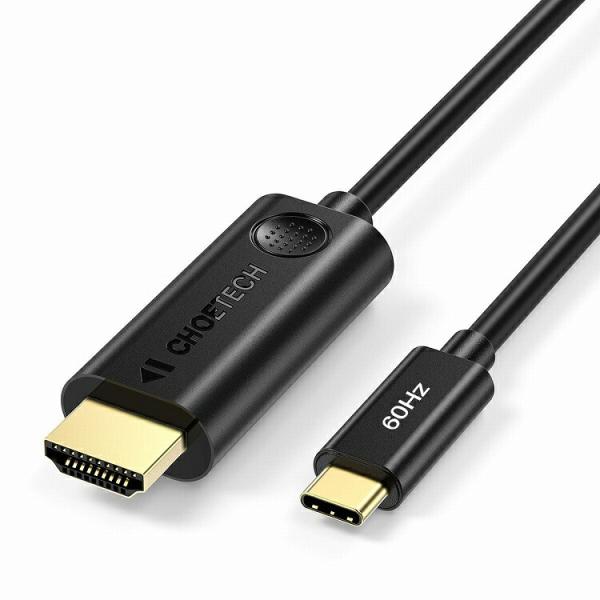 CHOETECH USB C to HDMIP[u 1.8m 4K @60Hz CH0019 K㗝XHDMIϊP[u Macbook