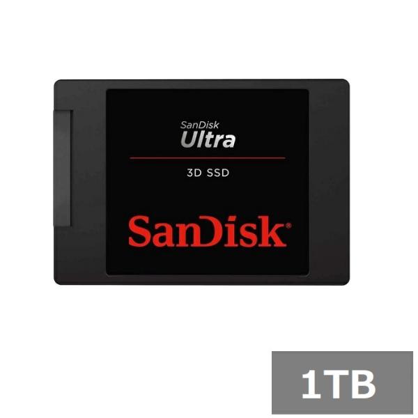 他サイト： サンディスク SSD ULTRA 1TB SDSSDH3-1T00-G26 Sandisk SATA 2.5インチ パソコン ノートパソコンの商品画像