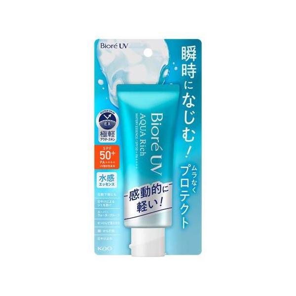 ビオレUV アクアリッチ ウォータリーエッセンス 70g (×4個セット) SPF50+/PA++++ 花王 日焼け止め
