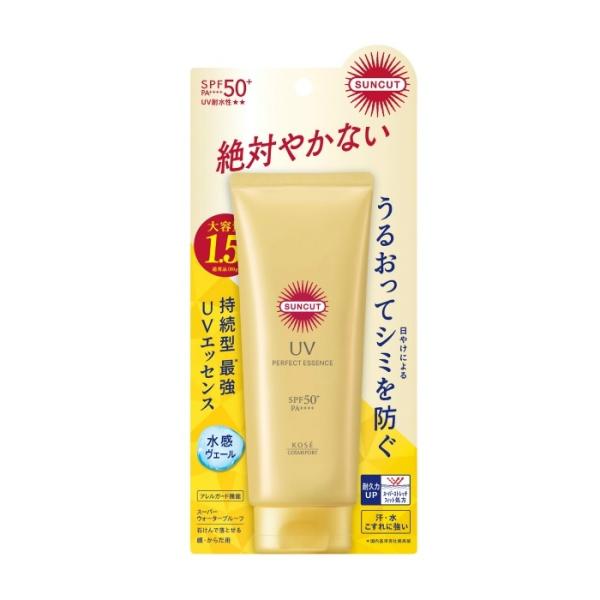 サンカットR パーフェクトUV エッセンス 120g 日焼け止め エッセンスタイプ ウォータープルーフ UV 美容液成分 コラーゲン ヒ