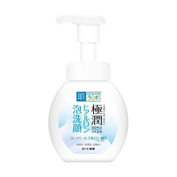 ロート 肌ラボ 極潤 ヒアルロン 泡洗顔 160ml  ロート製薬 ROHTO ハダラボ 洗顔料 泡 スーパーヒアルロン酸 潤い もっちり