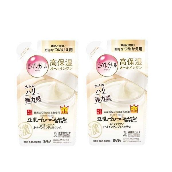 2セット サナ なめらか本舗 リンクル ジェルクリーム N つめかえ用 100g  サナ 詰替え 詰替 クリーム 高保湿 リンクルケア オール