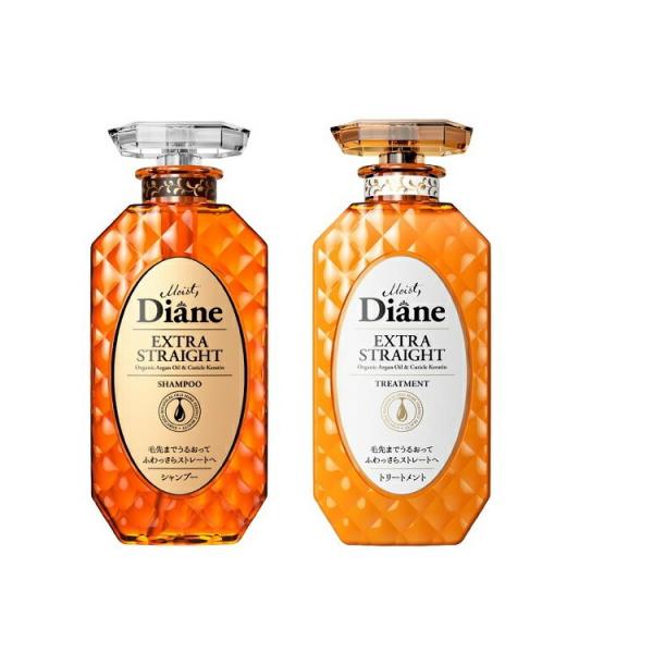 モイスト ダイアン シャンプー＆トリートメント パーフェクト ビューティー エクストラストレート 450ml セット オーガニック