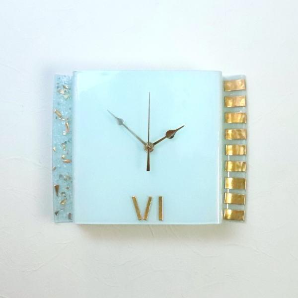 ベネチアングラス 掛け時計 ベネチアンガラス イタリア製 pelt05