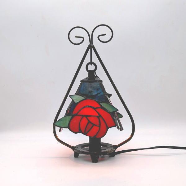 td010525 ステンドグラステーブルランプ ステンドグラス 照明