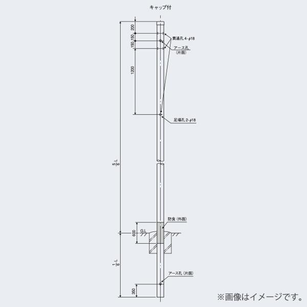 多目的用途柱 NA ポール TS-10 60433 メッキ(Z)日本 多目的用途柱 NA ポール TS-10 60433 メッキ(Z)日本