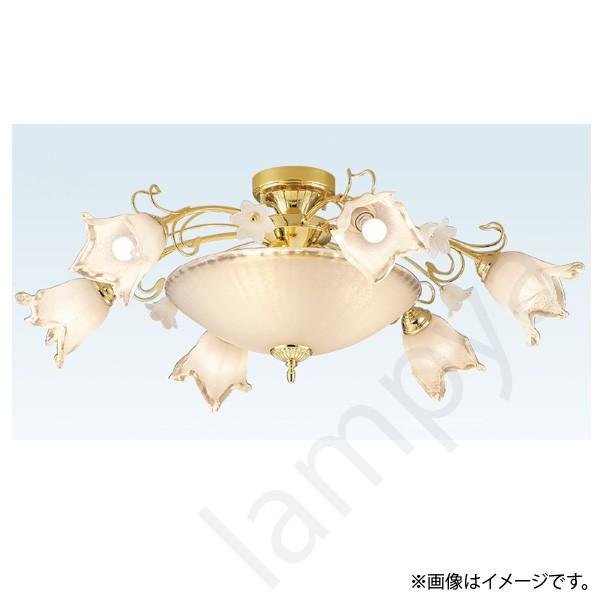 コイズミAAE480112 イルムシャンデリア９灯 フラワーガラスシェード コイズミAAE480112 イルムシャンデリア9灯 フラワーガラスシェード