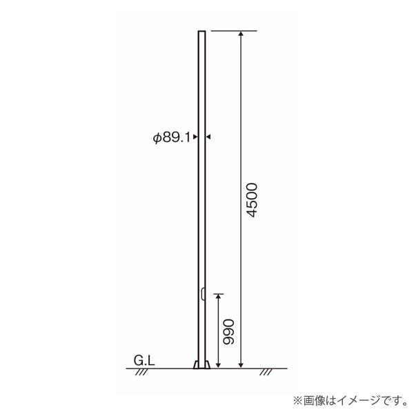 パナソニック ベースライト 10本 Panasonic（パナソニック） ポール DYDX4410 LED道路照明器具・LED