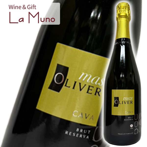 マス・オリベル カヴァ ブリュット レセルバ 白泡 スペイン カタルーニャ NV 750ml マカベオ チャレッロ パレリャーダ Mas Oliver Cava Brut Reserva